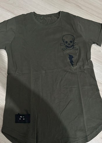 Erkek Siyah Pamuklu Baskılı Rock Tişört 8 adet tshirt - Görsel 3