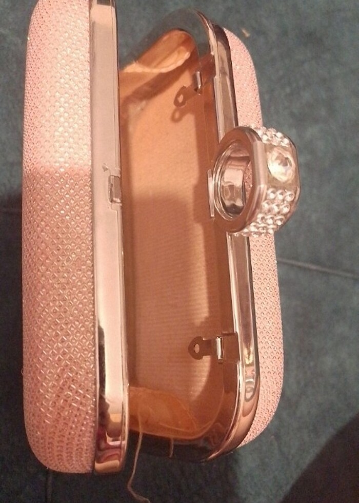 Küçük simli el çantası  - Görsel 4