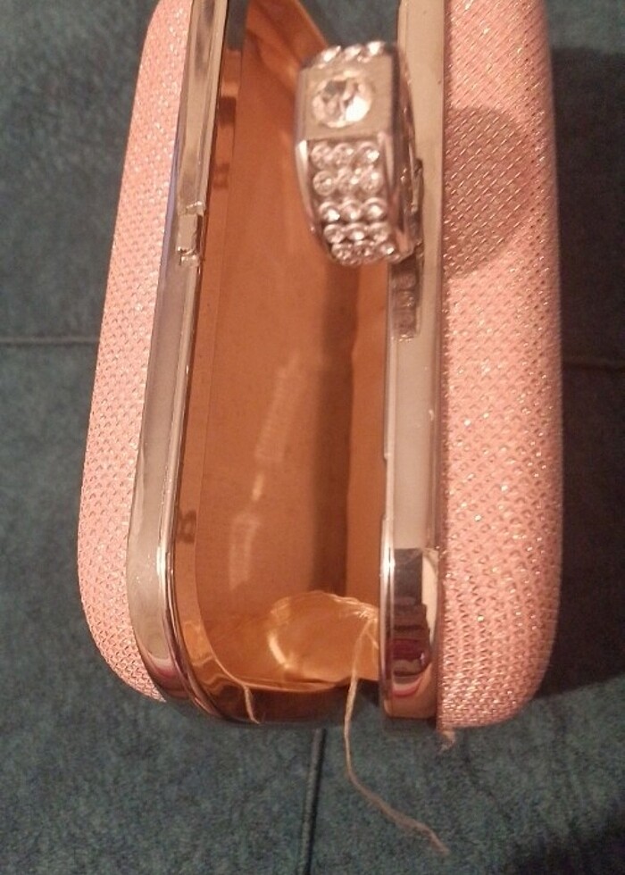 Küçük simli el çantası  - Görsel 5