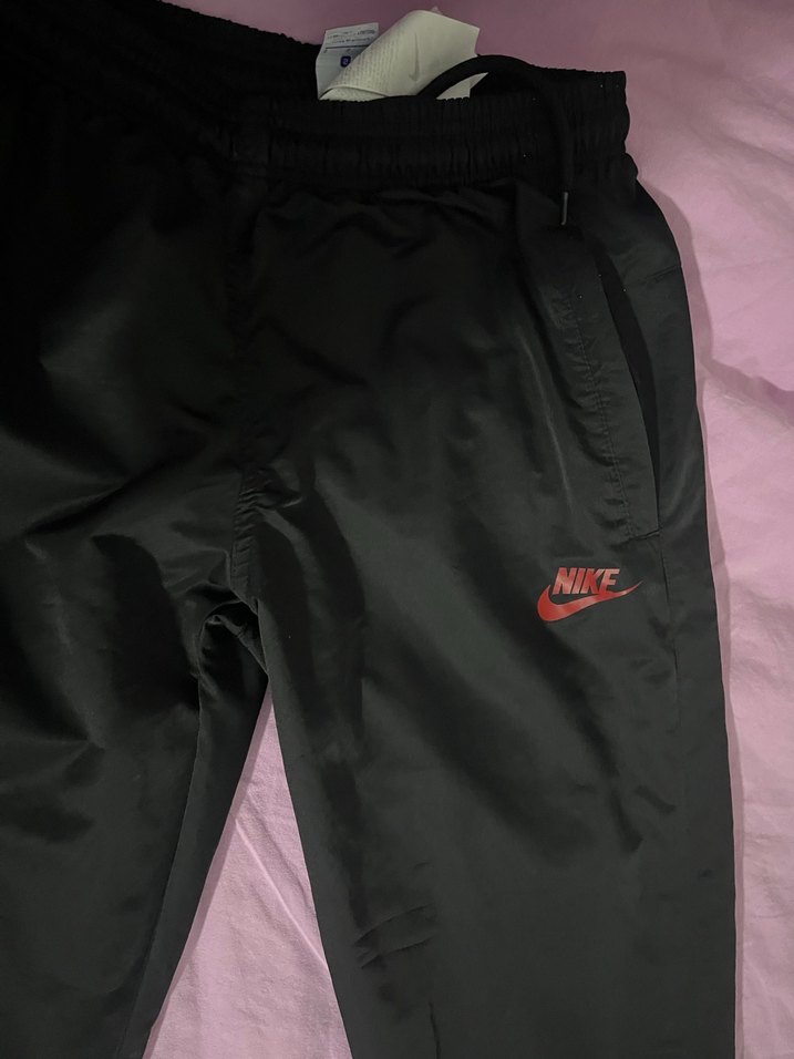 Nike Siyah Fermuarlı Unisex eşofman altı - Görsel 4