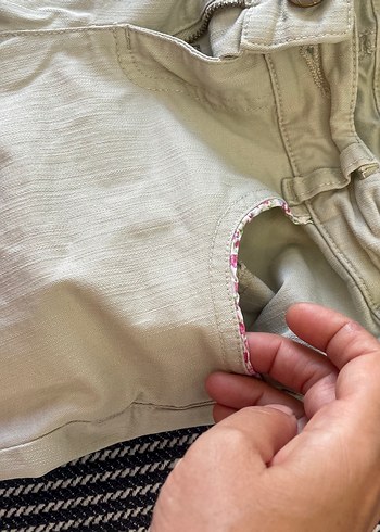 10 Yaş Beden ten rengi Renk Kız çocuk Pantolon