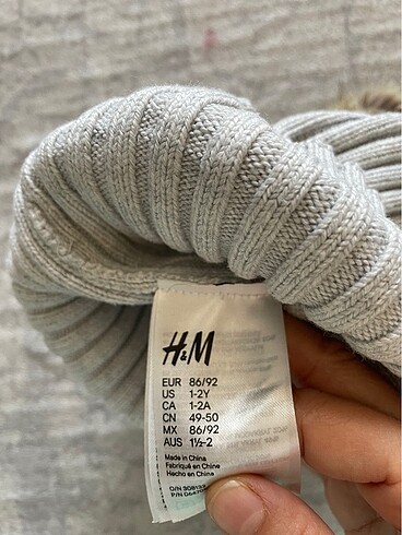 1-2 Yaş, 19 cm Beden H&M bebek beresi