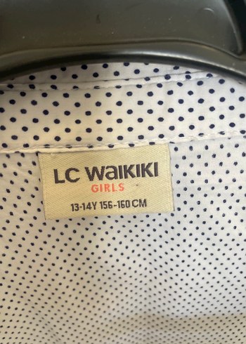 Düğmeli Kısa Kollu Beyaz puantiyeli Gömlek - Görsel 5