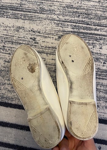 Beyaz Fiyonk Detaylı Kız Babet 32 numara - Görsel 5