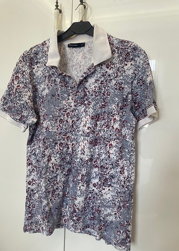 Düğmeli Erkek Polo Tişört Gri Bordo - Görsel 7