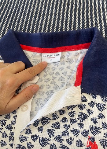 Erkek Baskılı Kısa Kollu Polo Tişört - Görsel 5