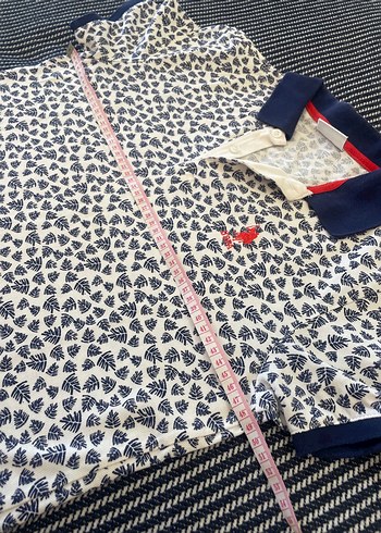 Erkek Baskılı Kısa Kollu Polo Tişört - Görsel 3