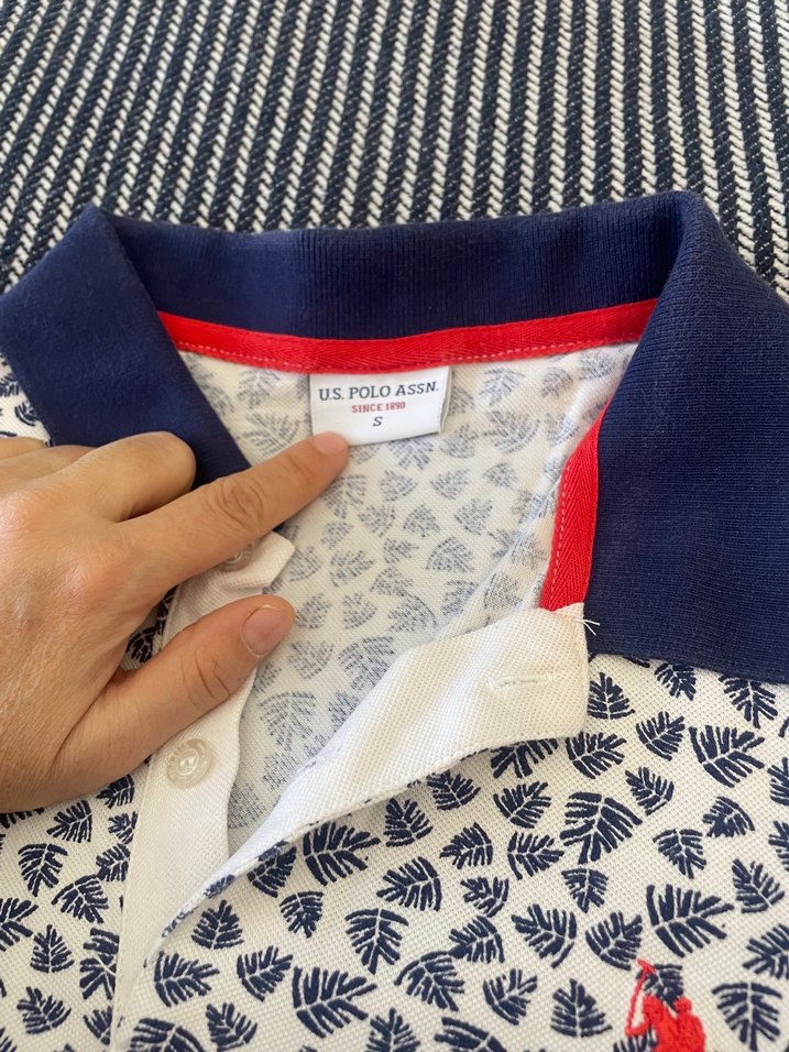 Erkek Baskılı Kısa Kollu Polo Tişört - Görsel 5