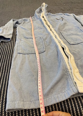 Kapüşonlu Erkek Çocuk Bornoz - Görsel 4