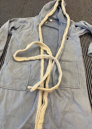 Kapüşonlu Erkek Çocuk Bornoz - Görsel 8