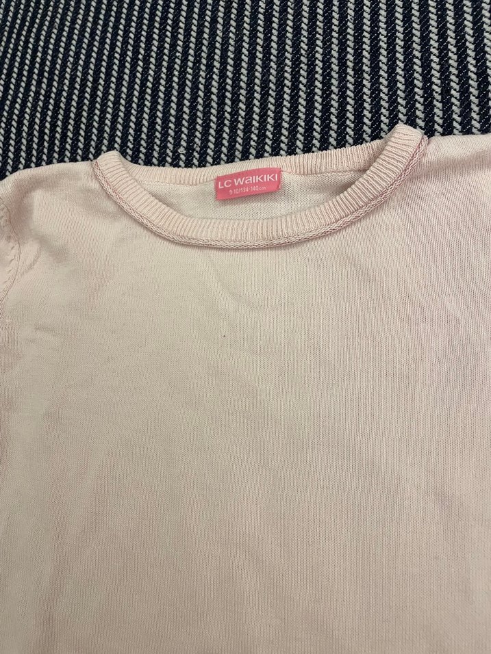 Kız Çocuk Çok Renkli Uzun Kollu Baskılı Tişört - Görsel 2