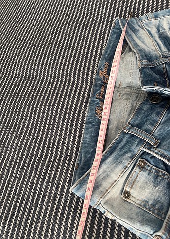 Mavi Kadın yırtık Kot Pantolon - Görsel 5