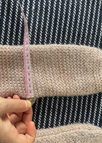 Bej Örgü Kadın Eldiveni - Görsel 7