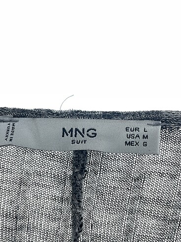 l Beden gri Renk Mango Uzun Elbise %70 İndirimli.