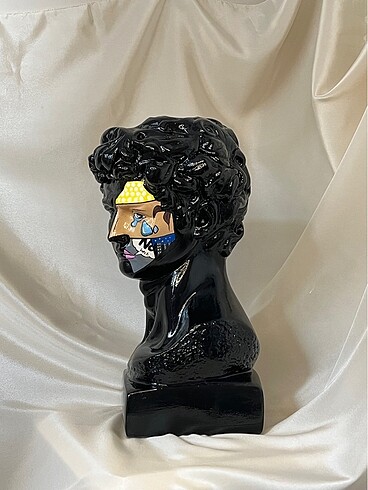 Beden El boyaması pop art davut heykel