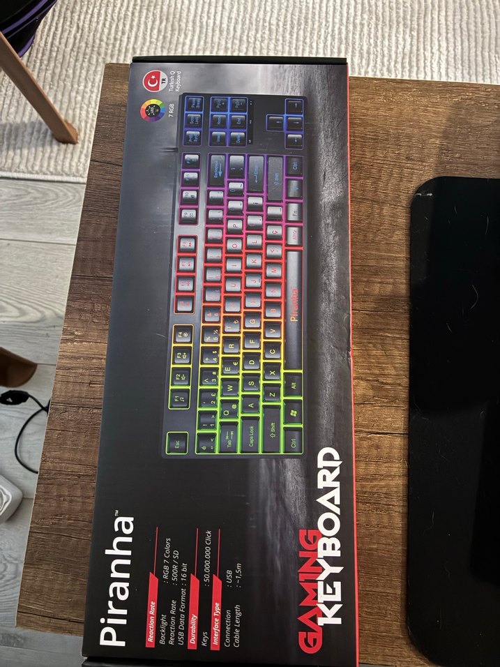 PIRANHA GAMING RGB KLAVYE - Görsel 2