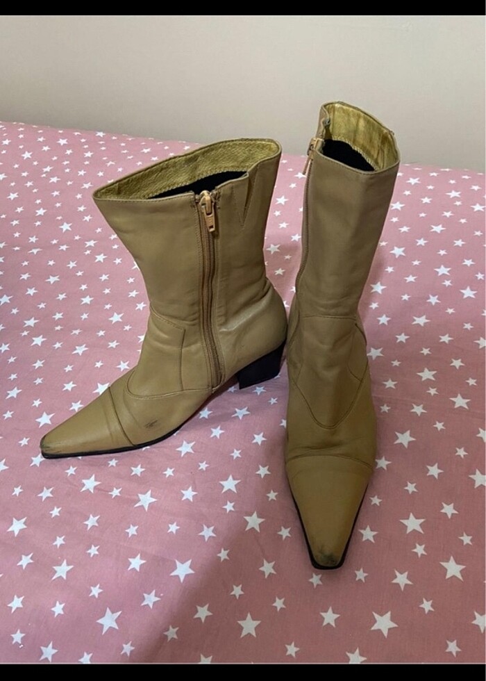 Kadın Vintage Çizme - Görsel 2