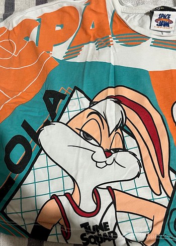 Renkli Baskılı Kız Tişörtü - Görsel 5