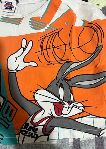 Renkli Baskılı Kız Tişörtü - Görsel 4