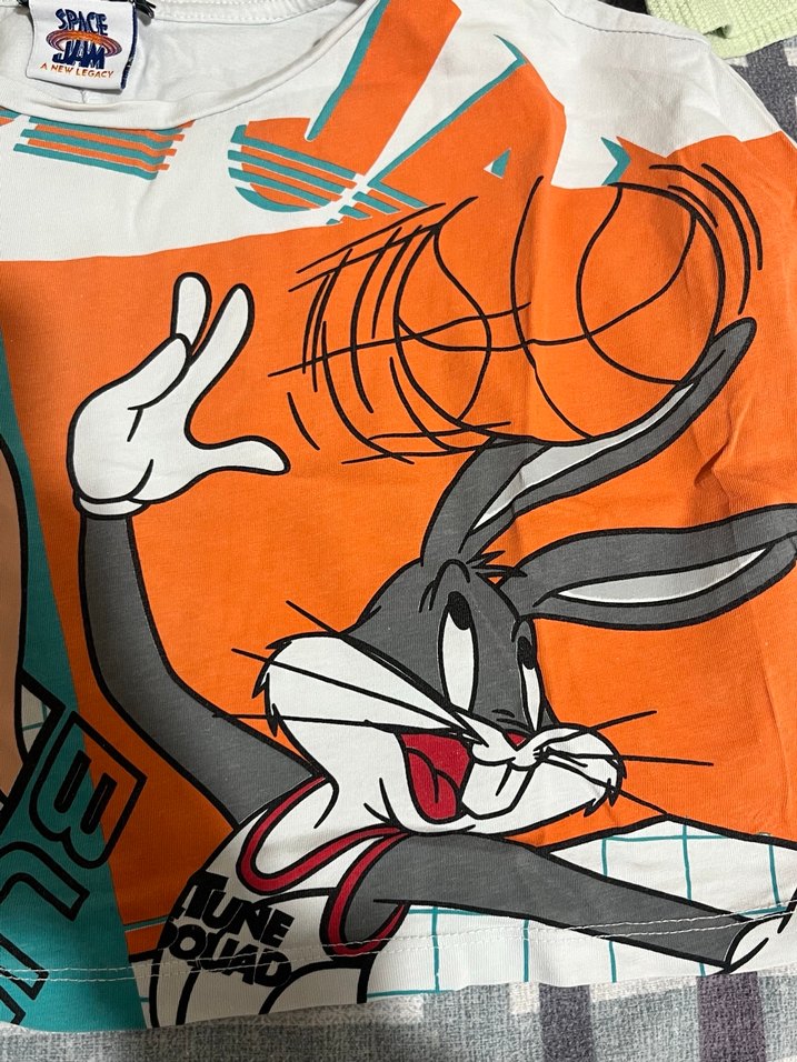 Renkli Baskılı Kız Tişörtü - Görsel 4