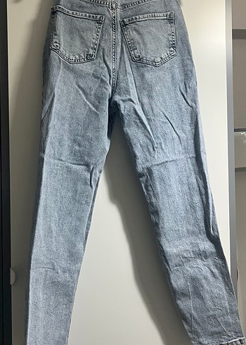 Mavi Pastel Midi Kadın Denim Pantolon - Görsel 4