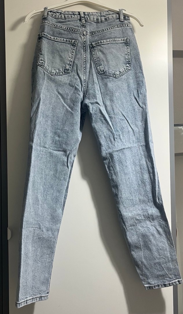 Mavi Pastel Midi Kadın Denim Pantolon - Görsel 4