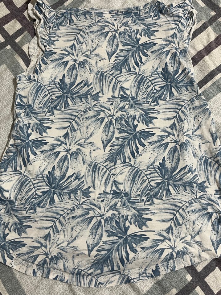 Bohem Tarzı Desenli Askısız Hamile Bluzu - Görsel 2