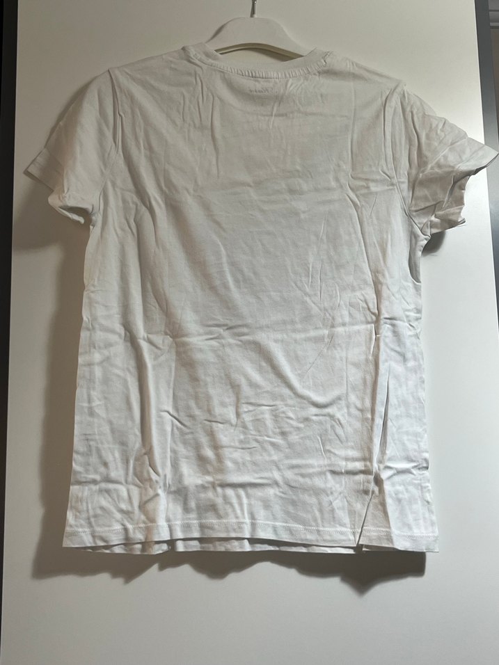 Bohem Desenli Kadın Beyaz Tişört - Görsel 2