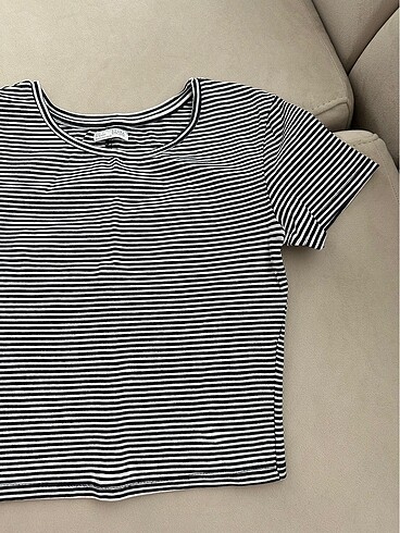 Zara çizgili üst - Görsel 4