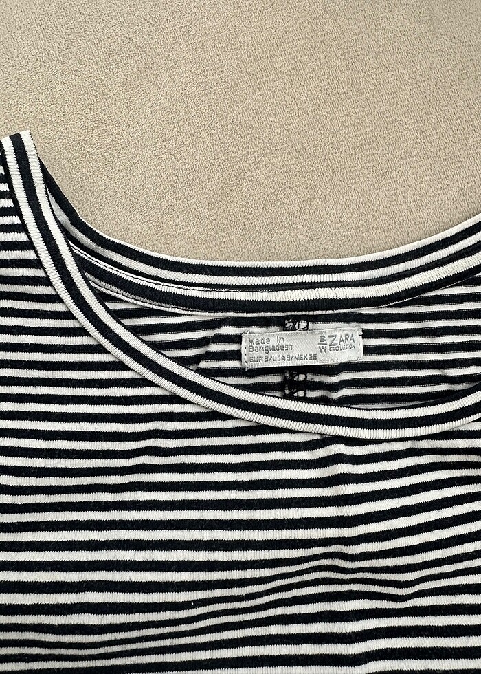 Zara çizgili üst - Görsel 2