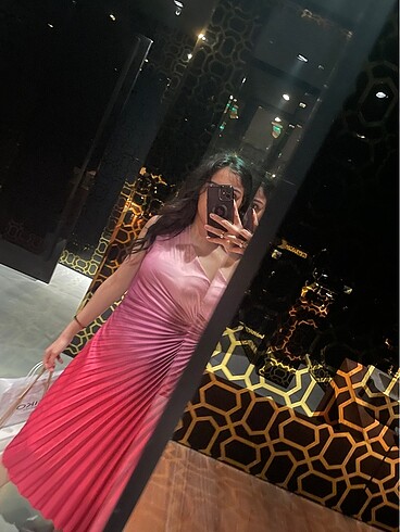 Mango dress pilli elbise