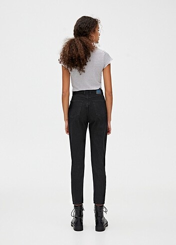 Pull and bear etiketli mom jean