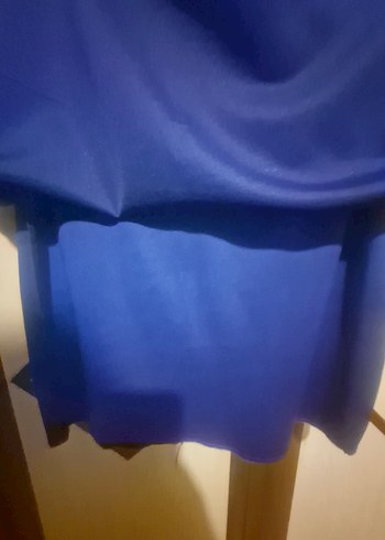 Klasik Lacivert Kadın Ofis Elbisesi - Görsel 3