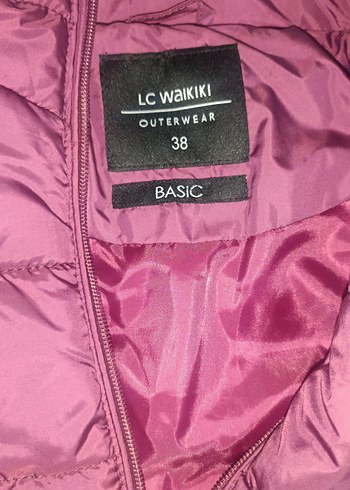 Bordo Fermuarlı Kadın Şişme Yelek - Görsel 3