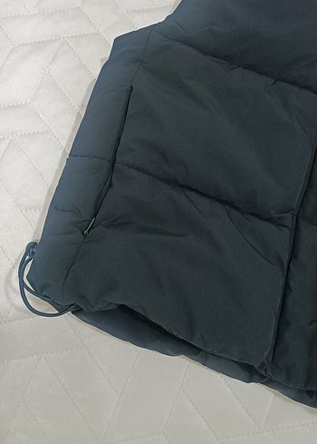 Düğmeli Siyah Kadın Yelek - Görsel 3