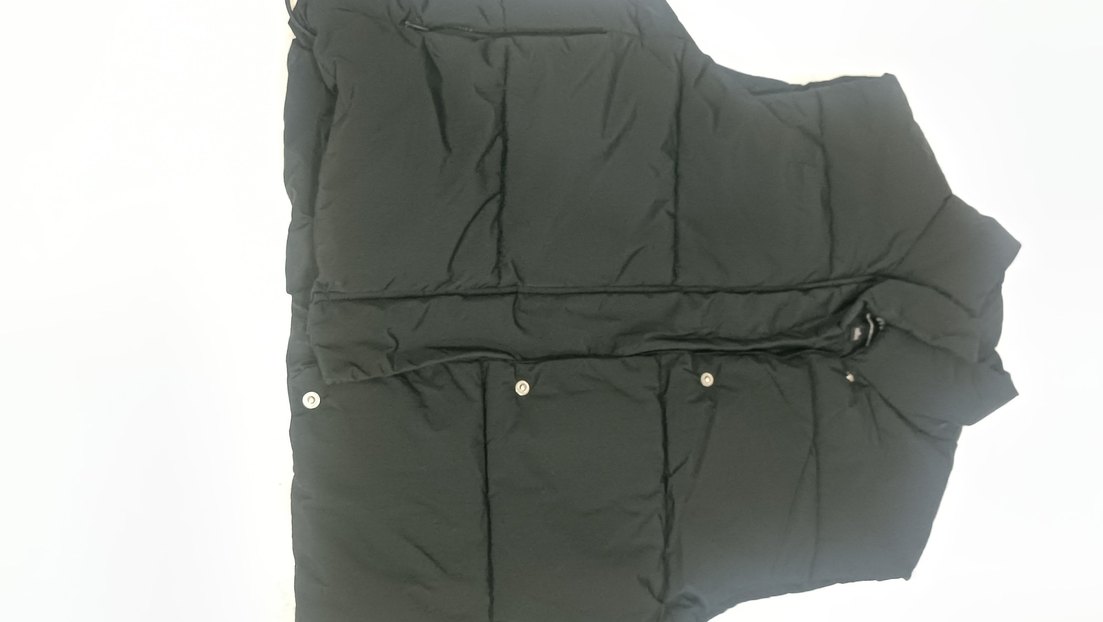 Düğmeli Siyah Kadın Yelek - Görsel 2