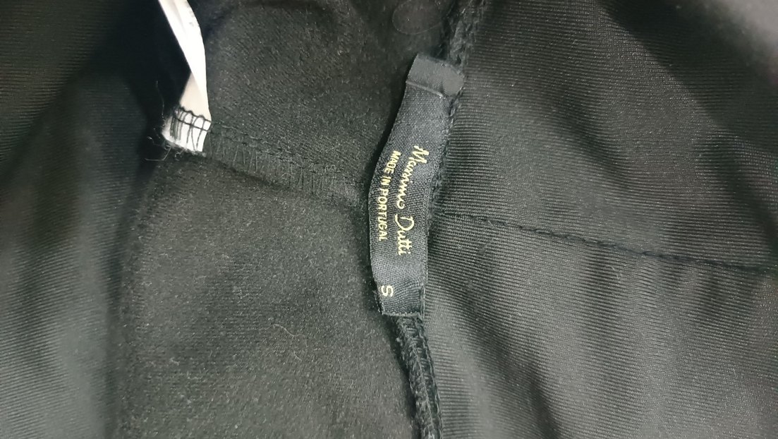 Siyah Kadın Dar Kesim Fermuarlı Kumaş Pantolon - Görsel 4