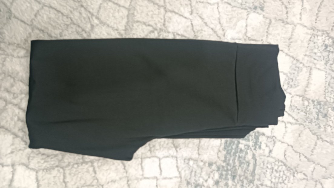 Siyah Kadın Dar Kesim Fermuarlı Kumaş Pantolon - Görsel 2