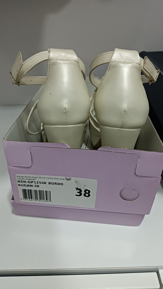 Beyaz gelin ayakkabısı - Görsel 3