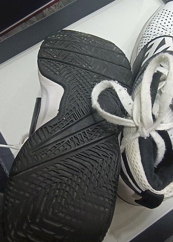 Nike Beyaz Gri Basketbol Ayakkabısı Velcro - Görsel 6