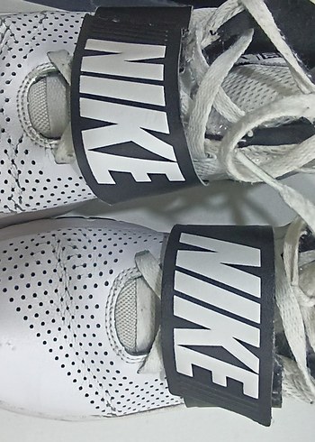 Nike Beyaz Gri Basketbol Ayakkabısı Velcro - Görsel 5