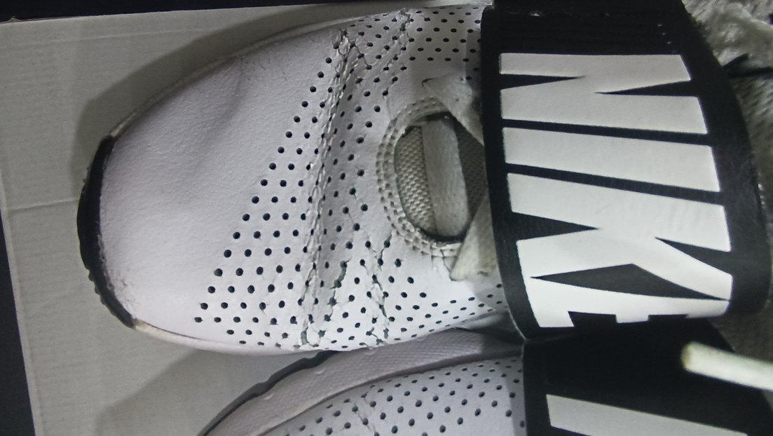 Nike Beyaz Gri Basketbol Ayakkabısı Velcro - Görsel 4