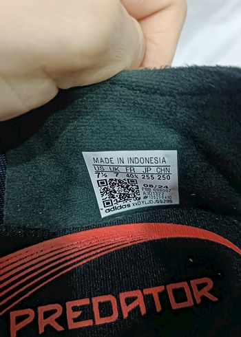 Siyah Erkek Futbol Ayakkabısı - Predator not ürün 40,5 numara - Görsel 8