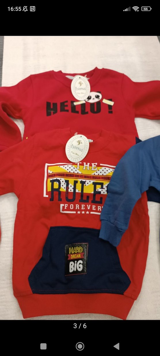 3lu erkek çocuk sweatshirt - Görsel 2