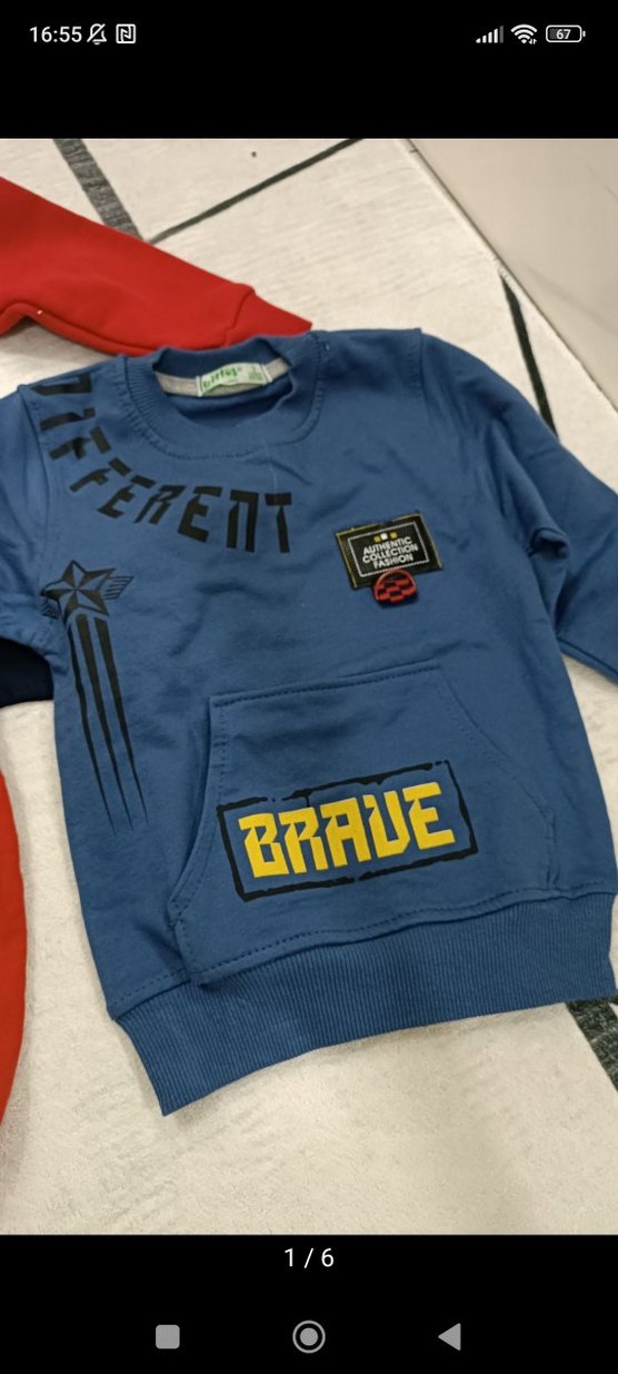 3lu erkek çocuk sweatshirt - Görsel 5