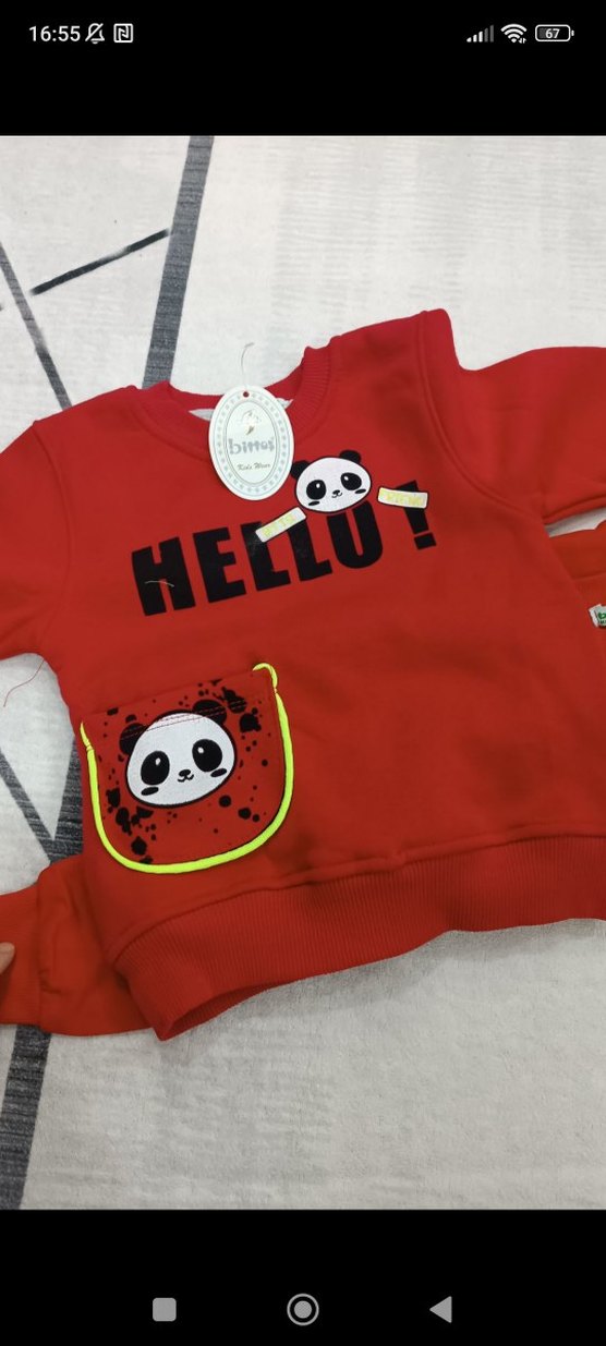 3lu erkek çocuk sweatshirt - Görsel 3