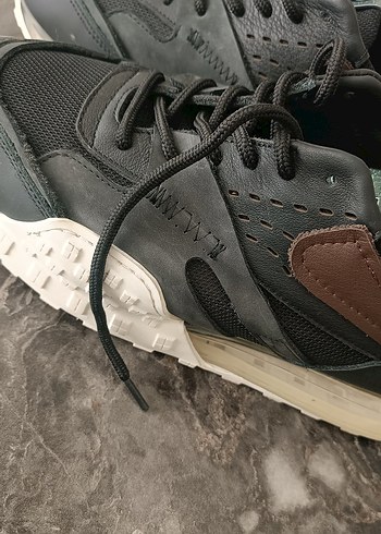 siyah 
Erkek Bağcıklı Spor Ayakkabı - Görsel 4