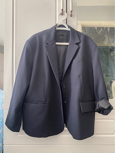 m Beden lacivert Renk Oversize blazer ceket