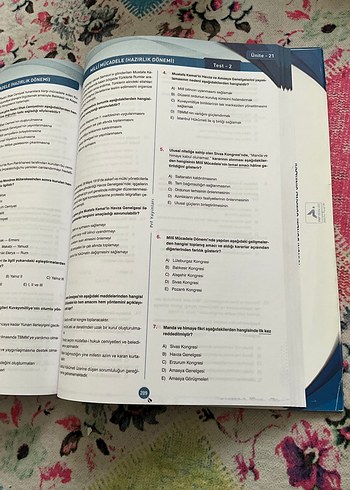 AYT Tarih Soru Bankası - PRF Yayınları - Görsel 2