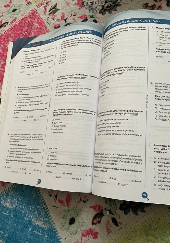AYT Tarih Soru Bankası - PRF Yayınları - Görsel 3